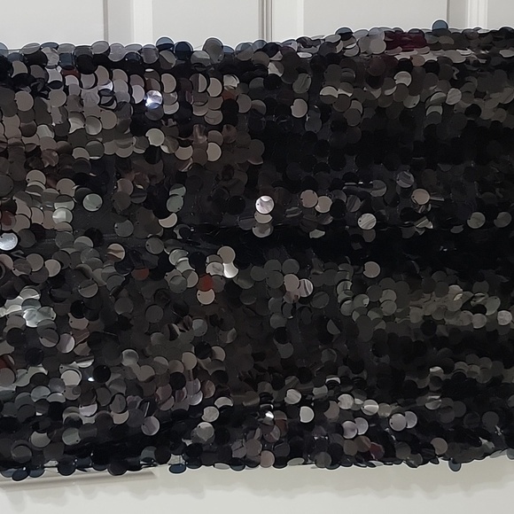 WAYF NWT BLACK DISC SEQUIN DRESS XL - Picture 12 of 15